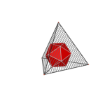 The maximal icosahedron inscribed in a regular tetrahedron